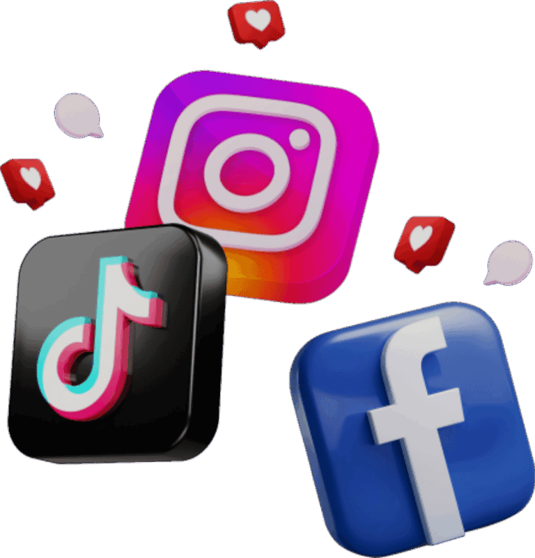 Instagram, TikTok e Facebook